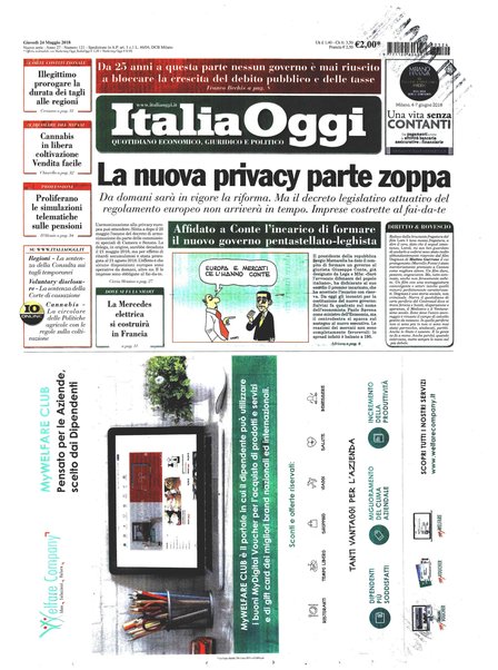 Italia oggi : quotidiano di economia finanza e politica